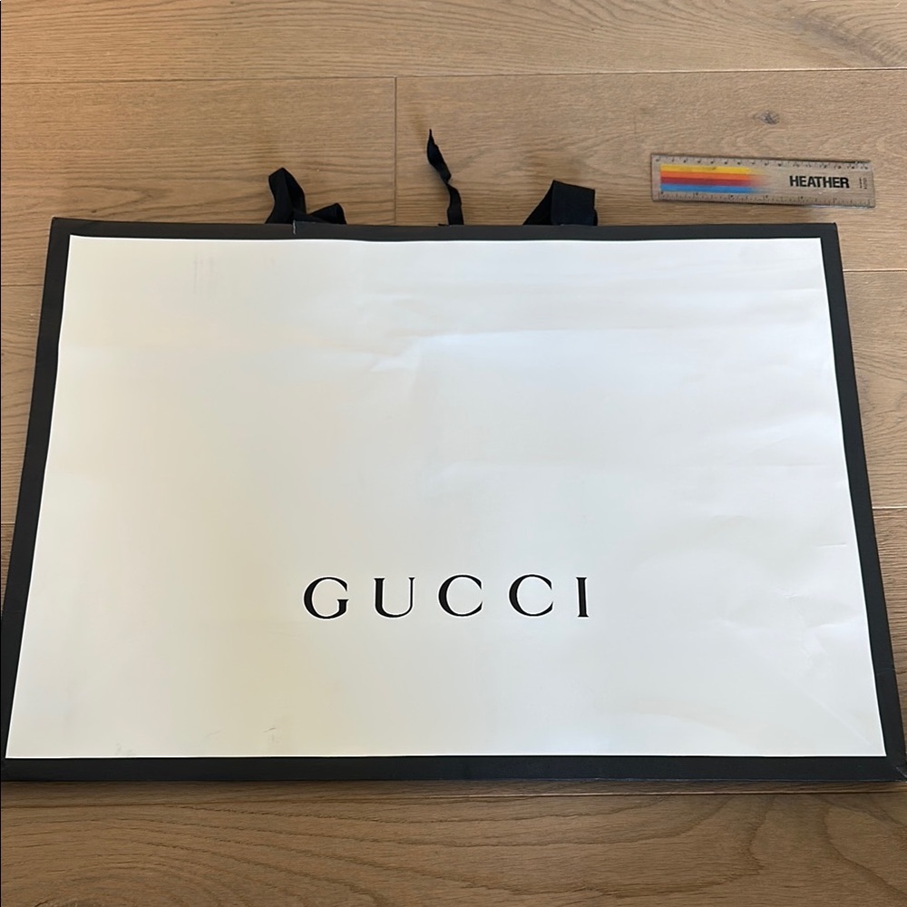 Gucci Black and White Men's Bag